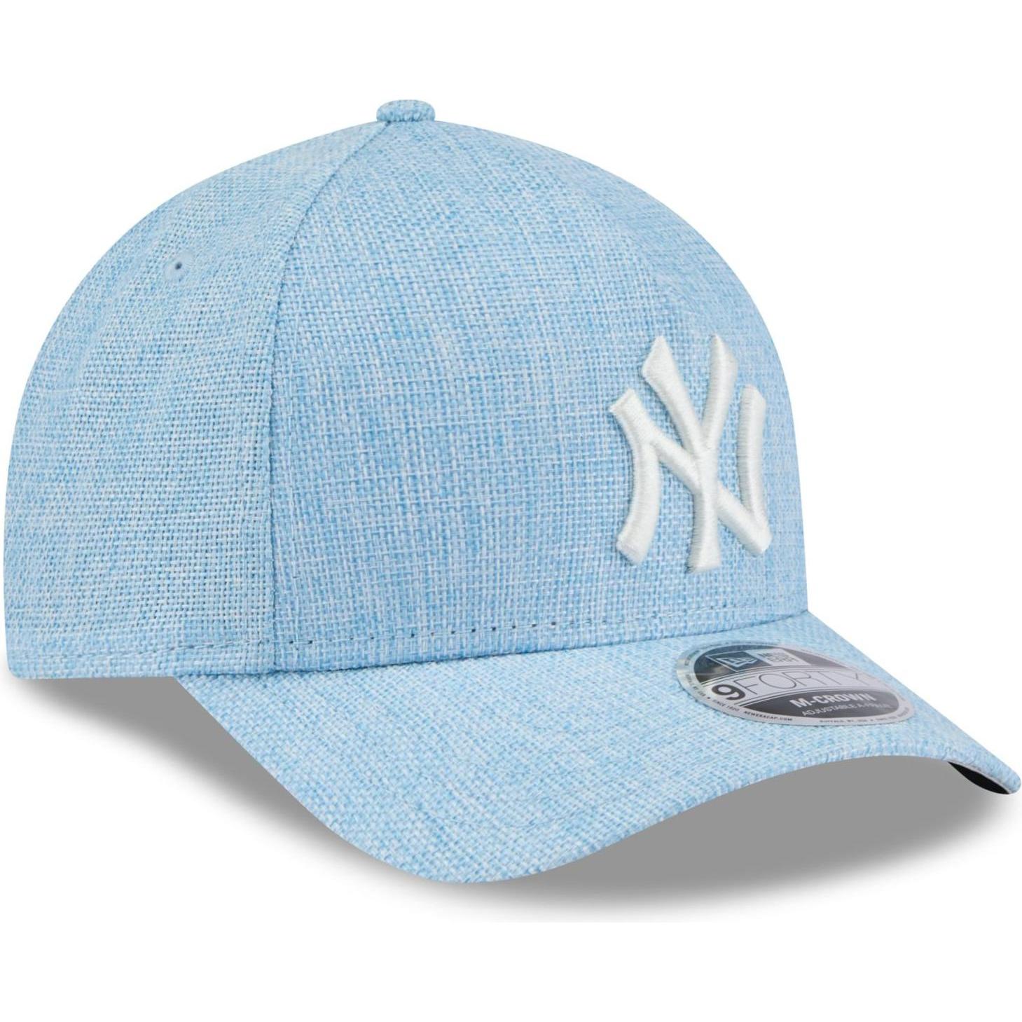 New Era, Herren, Cap, 9Forty M-Crown Cap - Weave New York Yankees Sky Blue, Blau