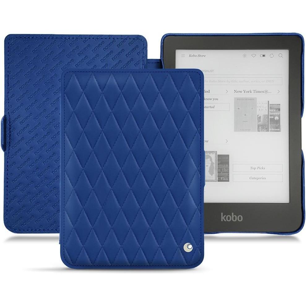 Noreve Lederschutzhülle horizontal (Clara HD), Tablet Hülle, Blau
