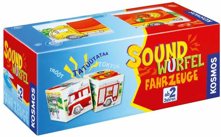 Actual product image Kosmos sound cubes - vehicles