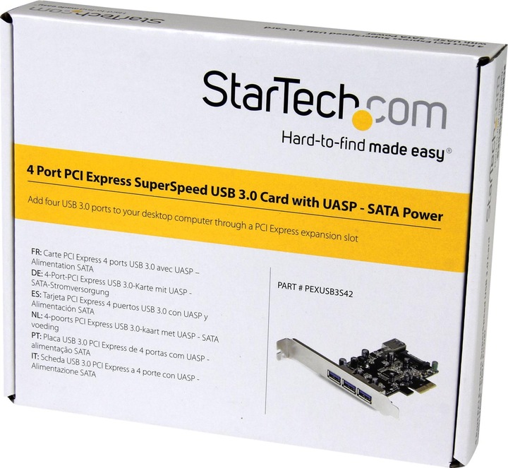 Immagine prodotto StarTech 4-Port USB 3.0 PCIe Card