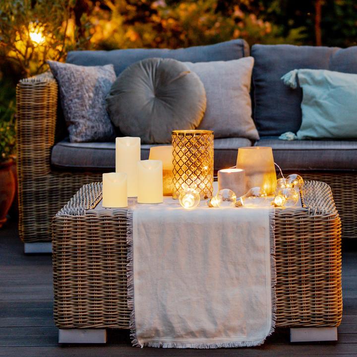 Actual product image Relaxdays 3x LED candles (1x)