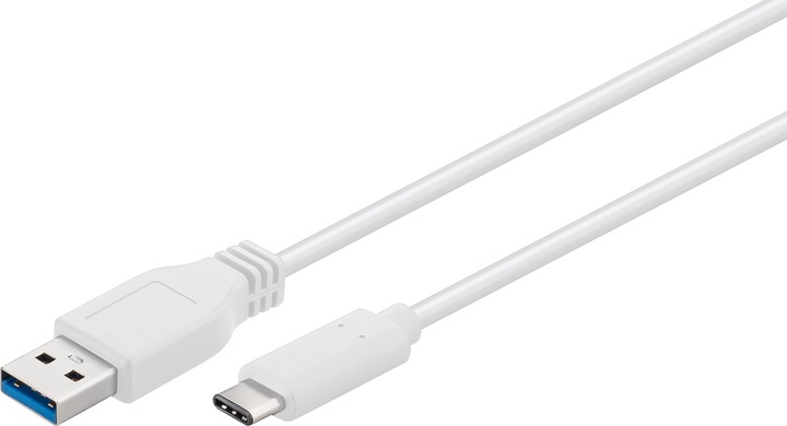 Produktbild Sinox i-Media - USB-Kabel - USB Typ A (Stecker) auf USB-C (Stecker) reversibel - USB 3.0 - 1 m - wei