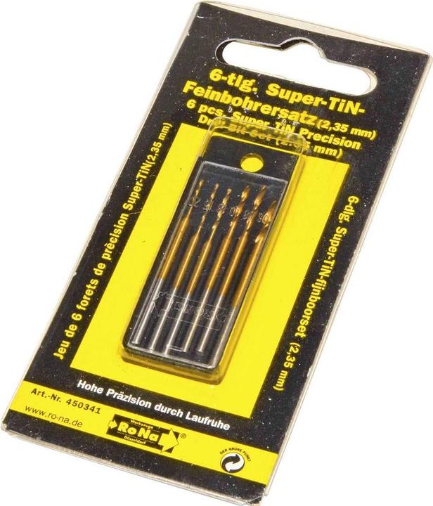 Immagine prodotto RoNa Set di mini trapani a spirale (2,35 mm)