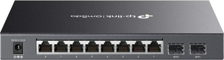 Produktbild TP-Link 10-Port Gigabit Smart Switch mit 8x PoE+, lüfterlos, Omada Cloud (10 Ports)