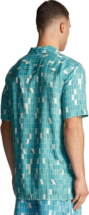 Actual product image Lyle and Scott Mens Pool Print Shirt (L)