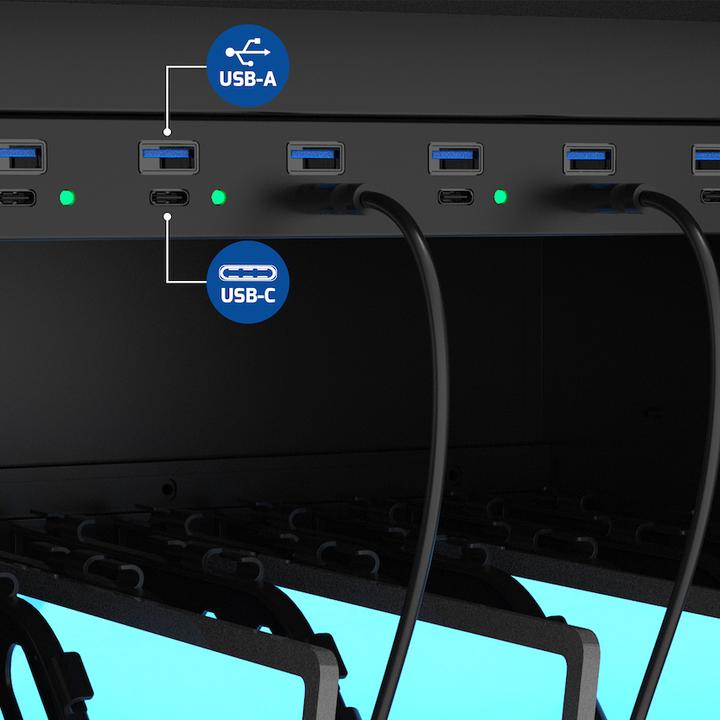 Productafbeelding Port Designs Port CHARGING CABINET 10 UNIT TYPE A + C PD 45W