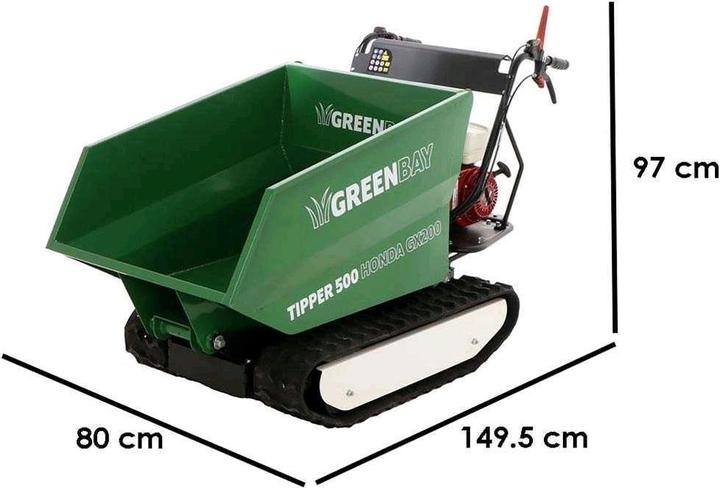Produktbild GreenBay Raupentransporter DumperHondamotor GX200