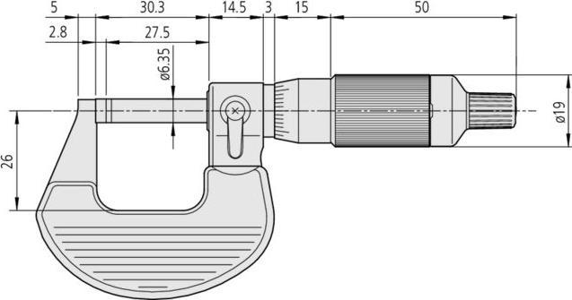 Productafbeelding Mitutoyo Micrometer