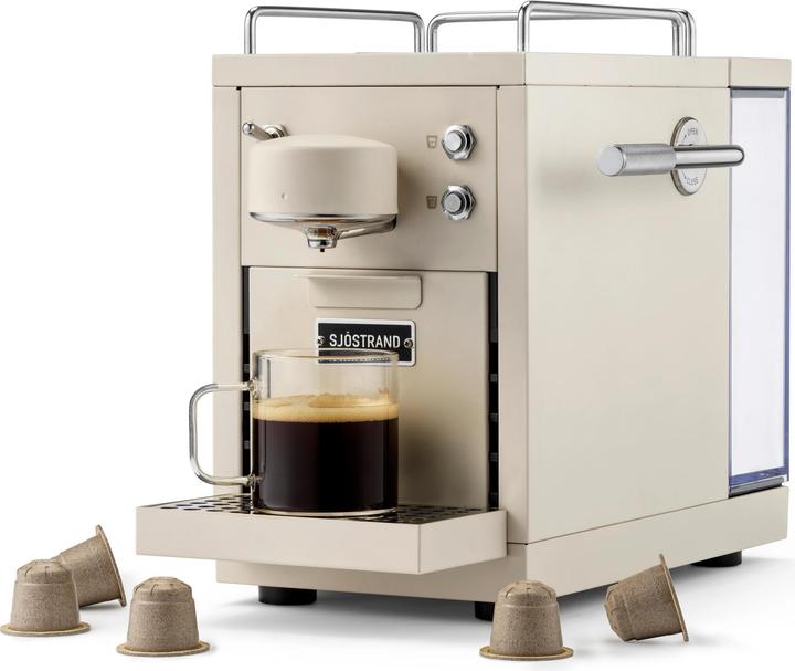 Sjöstrand Kapselmaschine The Original 2.0 Beige (NESPRESSO Vertuo)