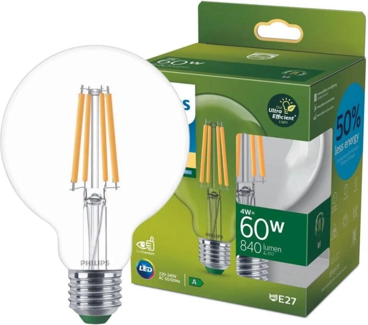 Produktbild Philips LED Classic (E27, 4 W, 840 lm, 1 x, A)