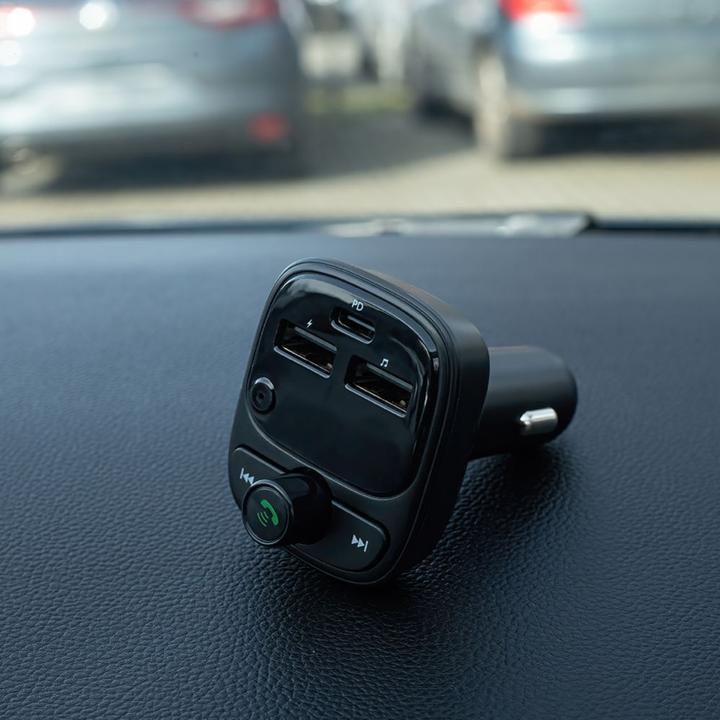Actual product image Forever FM transmitter Bluetooth TR-370 black