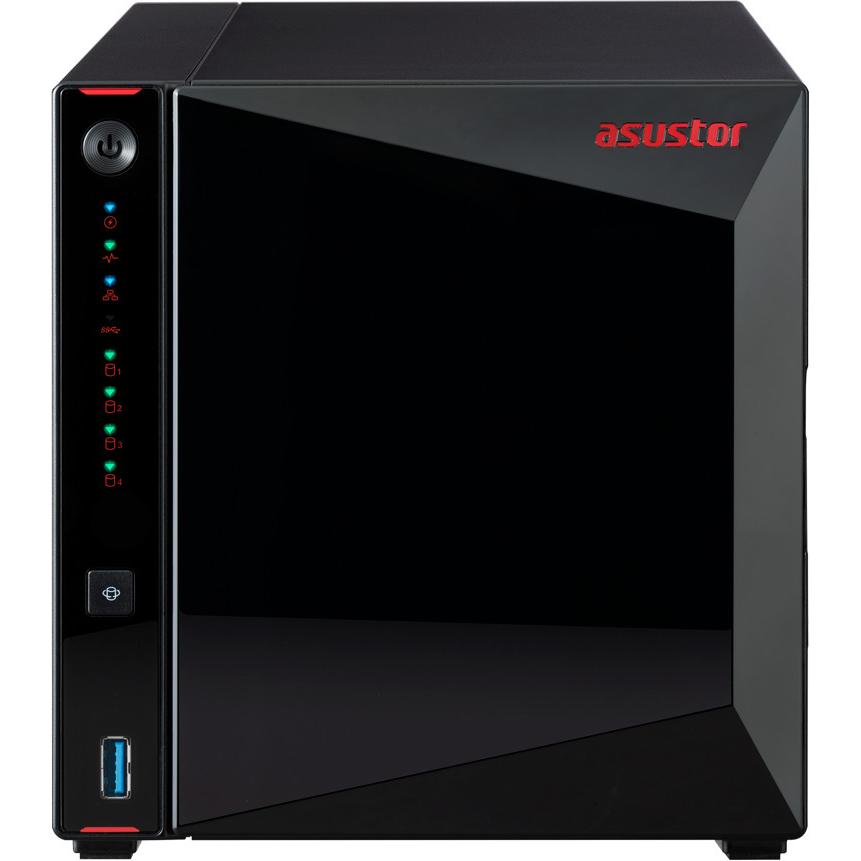 Asustor Nimbustor 4 AS5304T NAS Desktop Ethernet LAN Black J4105, NAS, Schwarz