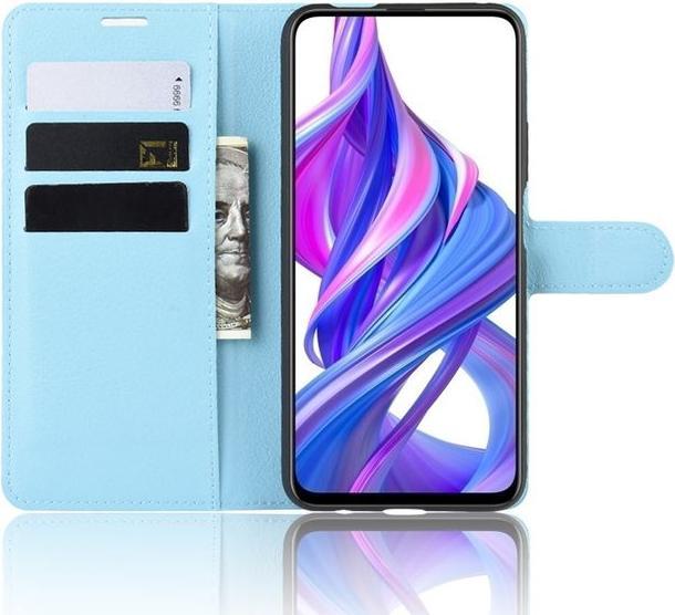 Actual product image MU Classic Litchi Leather Bookcover Series (Honor 9X)