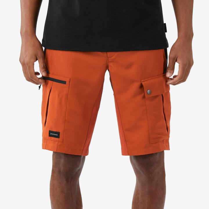 Actual product image Forclaz Trekkingshorts Herren robust - MT500 orange (44)