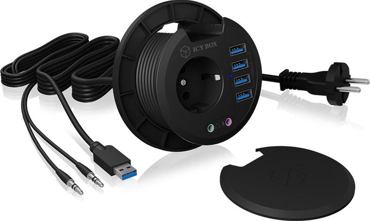 Icy Box IB-HUB1430 (USB-A, 4 ports)