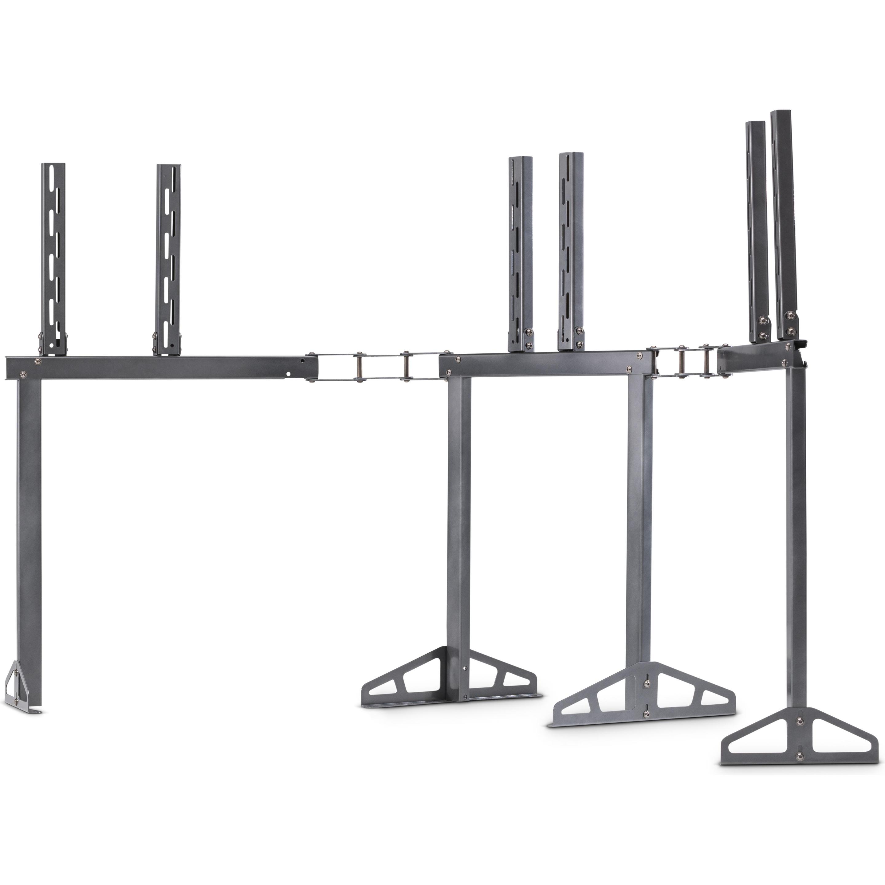 Playseat TV Stand Tripple Package, Zubehör Gaming Möbel, Silber