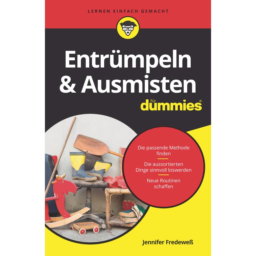Entrümpeln & Ausmisten für Dummies, Ratgeber von Jennifer Fredewess