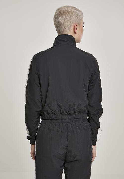 Produktbild Urban Classics Ladies Short Striped Crinkle Track Jacket (XS)