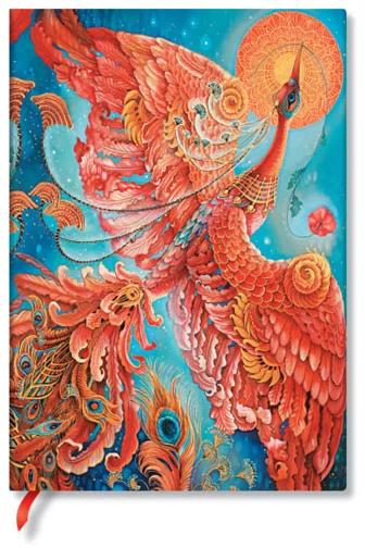 Image du produit Paperblanks Carnet de notes Oiseau de feu Midi (Blanc, Couverture rigide)