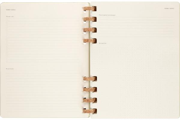 Image du produit Moleskine Planificateur d'études avec reliure à spirale (25 x 20.5 cm, 1 semaine / 2 pages)