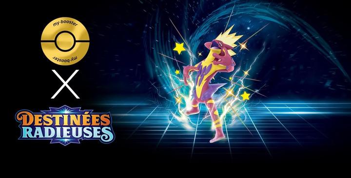 Image du produit My-booster Dracaufeu VMAX Shiny Pleine Page - Destinées Radieuses - 10 Cartes Pokémon Françaises (Français, Coffret & Collection)