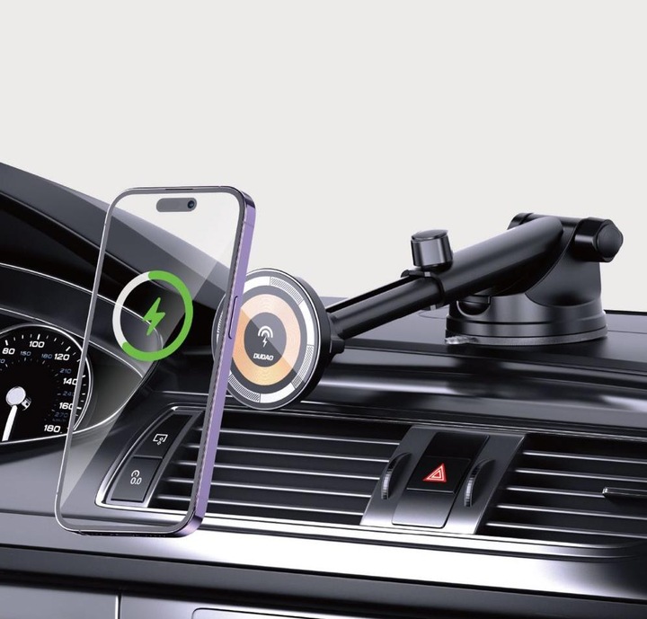 Image du produit Dudao F12MAX+ Chargeur sans fil 15W et support voiture