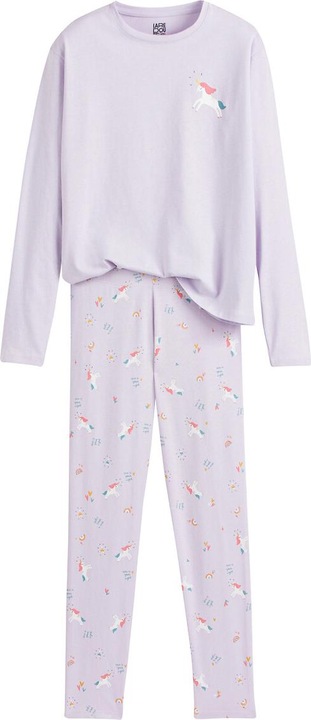 La Redoute Collections Jersey-Schlafanzug mit Einhorn-Print
