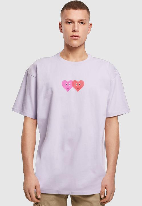 Produktbild Merchcode Hugs & Love - Two Hearts Heavy Oversize Tee - 174979 (M)