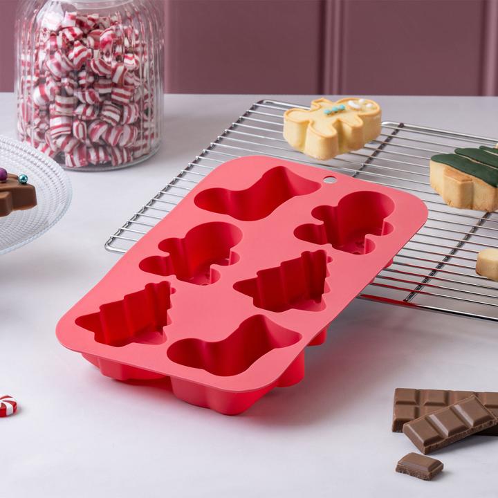 Image du produit Zenker Silikon-Mini-Backform Weihnachten