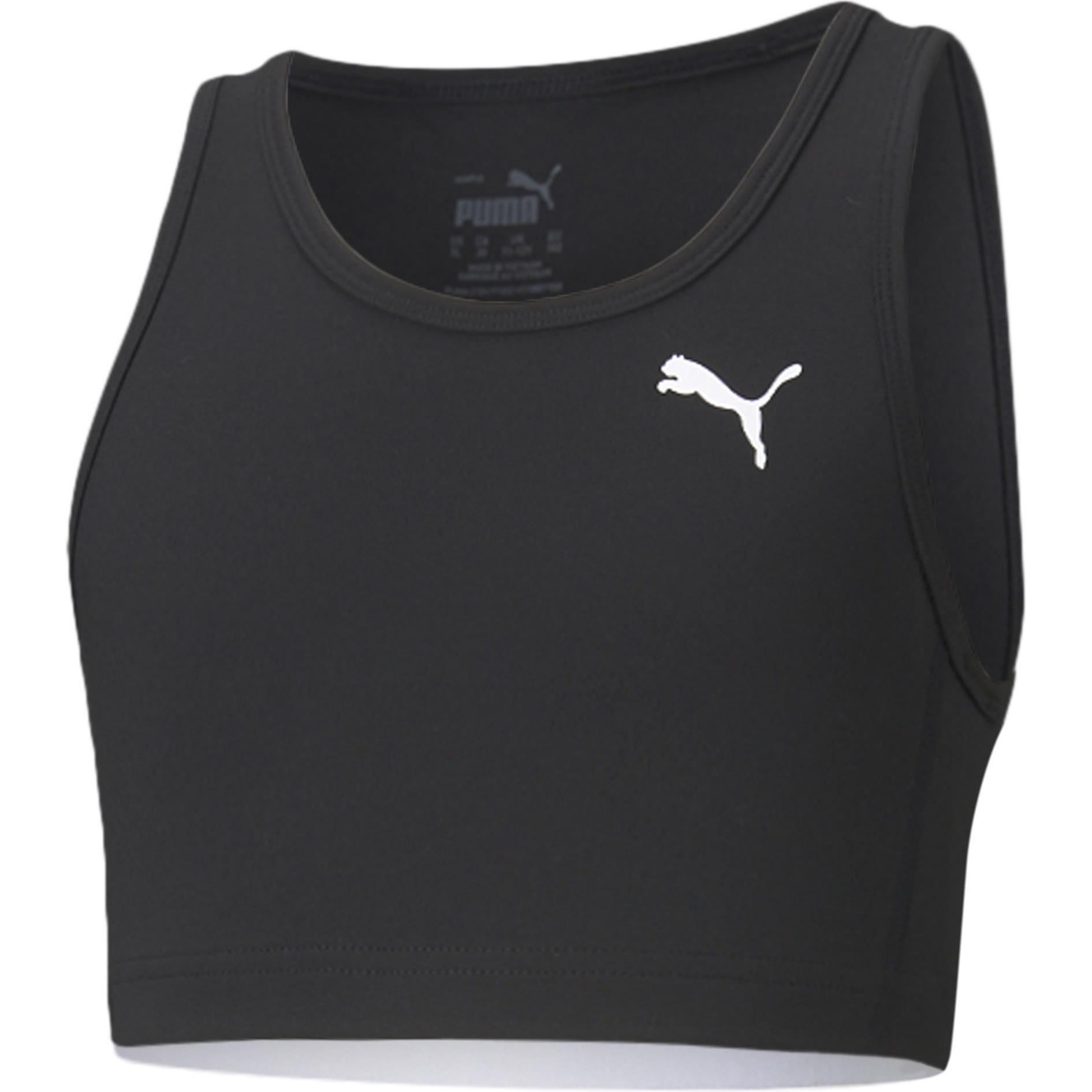 Puma, Jungen, Sportshirt, Cross the Line Crop G Y 2.0 (152), Schwarz, 152