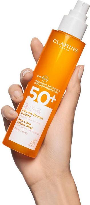Image du produit Clarins Brumisateur d'eau Sun Care (Spray solaire, SPF 50, 150 ml)