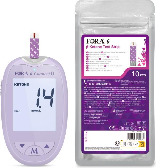 Produktbild Fora 6 Connect Bluetooth Purple Komplettset