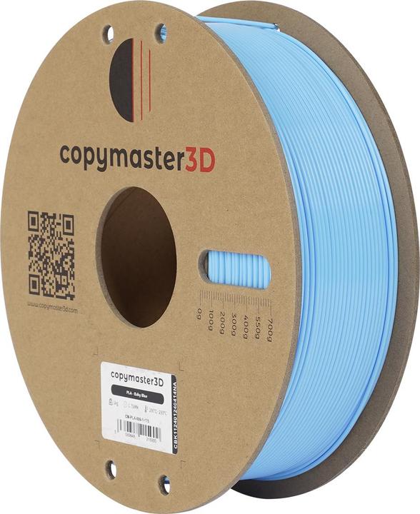 Image du produit Copymaster3D PLA Filament for 3D Printer, 1.75 mm, Light Blue (PLA, 1.75 mm, 1000 g, Bleu)