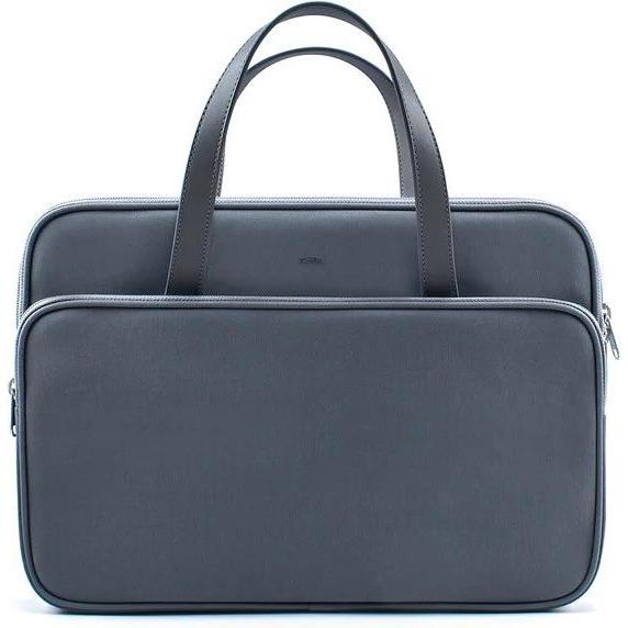 JCPAL Milan briefcase Sleeve for 15/16-inch MacBook - Stone (16"), Notebooktasche, Grau