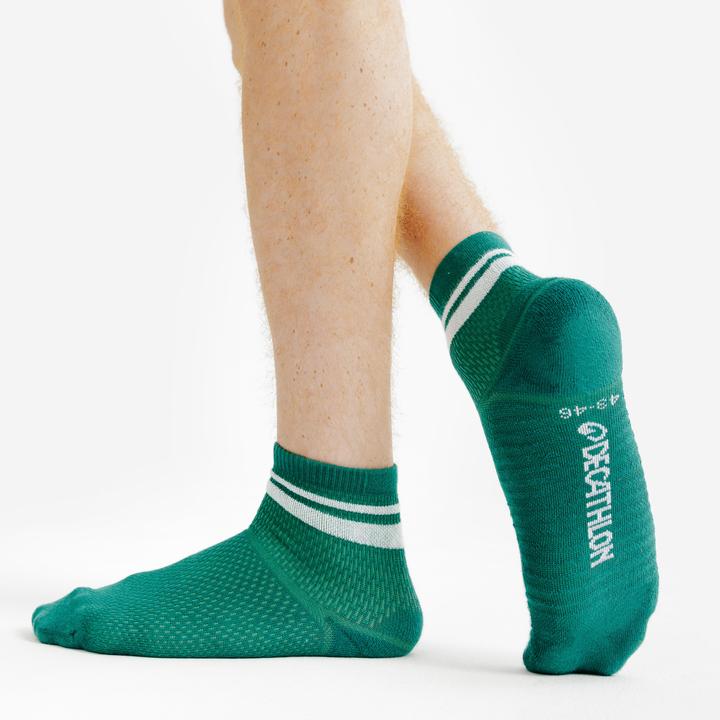 Produktbild Decathlon Socken Low 3er-Pack - blau/grün (3er Pack, 35 - 38)