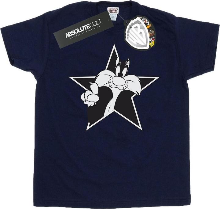 Produktbild Looney Tunes Sylvester Mono Star TShirt (S)
