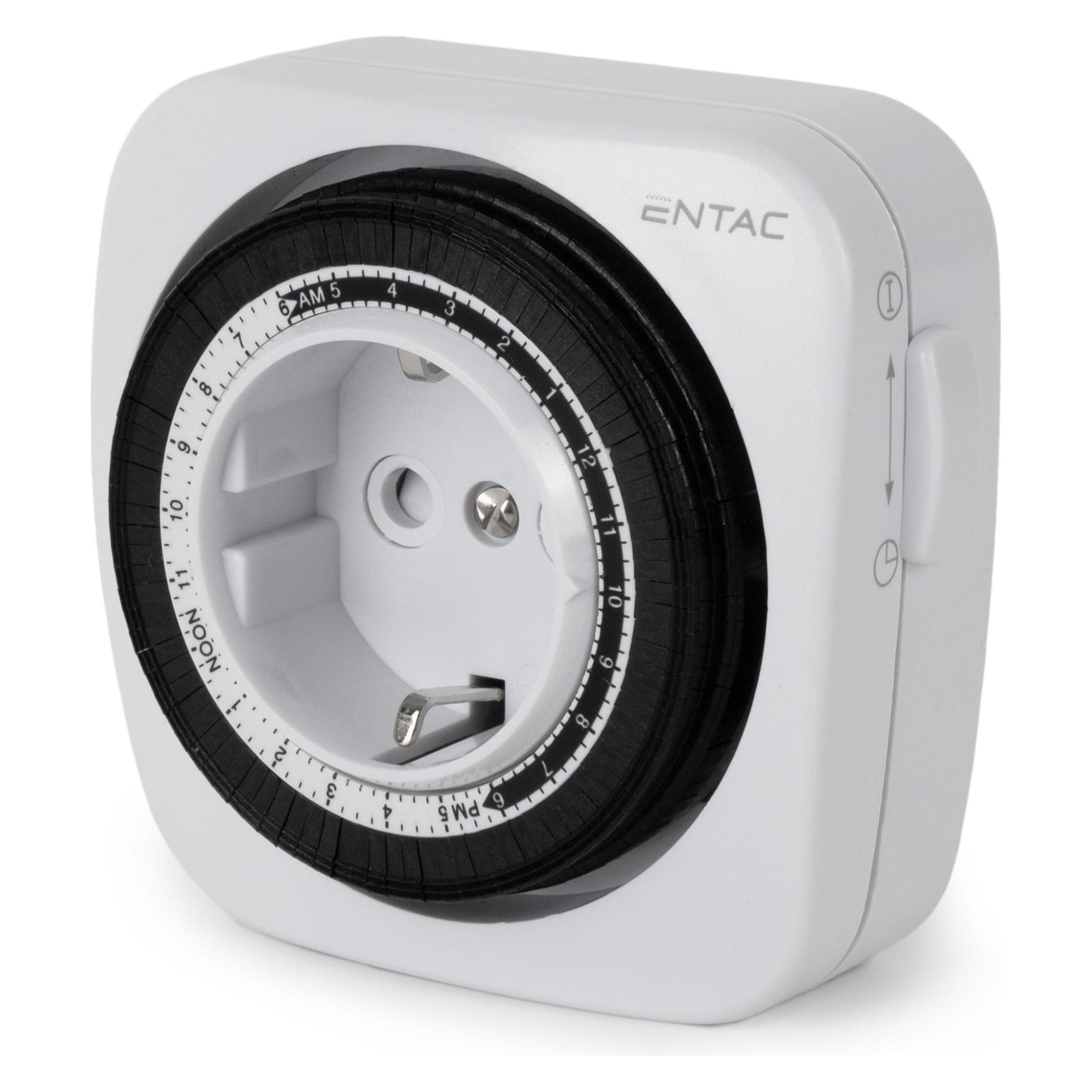 Entac Mechanischer Timer Mini 24 Stunden 48 Programme (Typ F) (EMTM24-1E)
