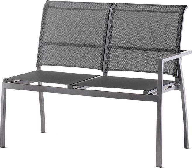 Sieger Malaga 2-seater bench armrest