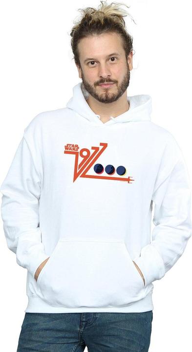 Immagine prodotto Star Wars Retro 1977 Death Star Felpa con Cappuccio Uomo (XL)