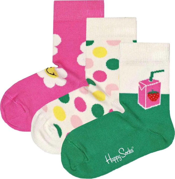 Actual product image Happy Socks Smiley Daisy (pack of 3, 24 - 26)