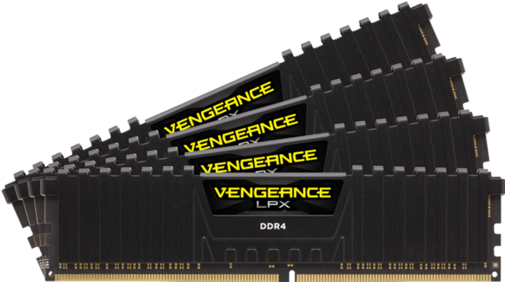 Productafbeelding Corsair Vengeance LPX (4 x 8GB, 2666 MHz, DDR4 RAM, DIMM 288 pin)