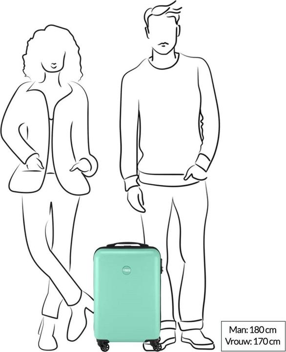 Produktbild Princess Prinzessinreisende PT01 - HandbagageKoffer - Poolhouse Blue - S - 55 cm (35 l)