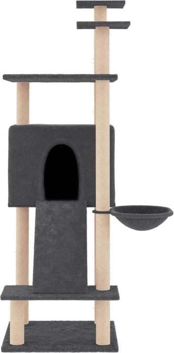 Produktbild vidaXL Kratzbaum (153 cm, Hellgrau)