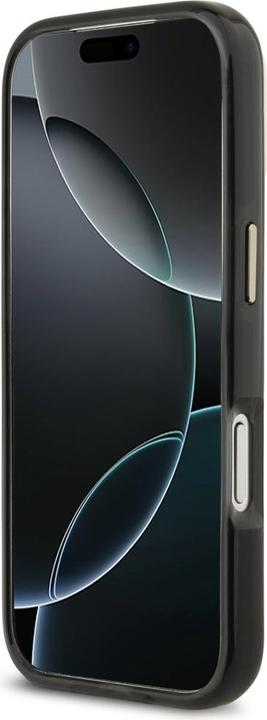 Immagine prodotto Lacoste Shockproof Transparent Frosted Gold Logo MagSafe Case for iPhone 17 Pro Black (Apple iPhone 17 Pro)