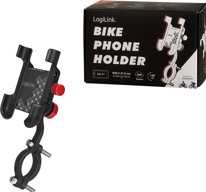 Produktbild LogiLink Smartphone-Fahrradhalterung, gerade, für 3,57" Smartphones