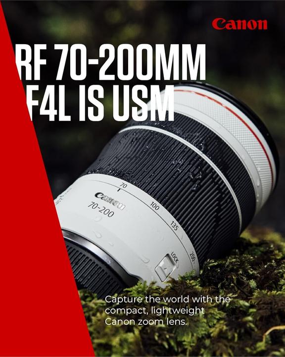 Actual product image Canon RF 70-200mm f/4L IS USM (EU) (Canon RF, full size)