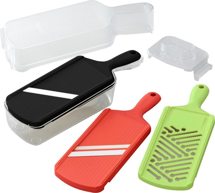 Kyocera Slice&Grate slicer set, 6 pieces: 2 slicers, 1 grater with box