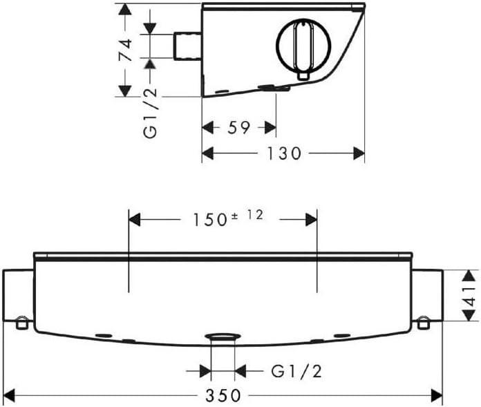 Immagine prodotto hansgrohe Termostato doccia ECOSTAT SELECT