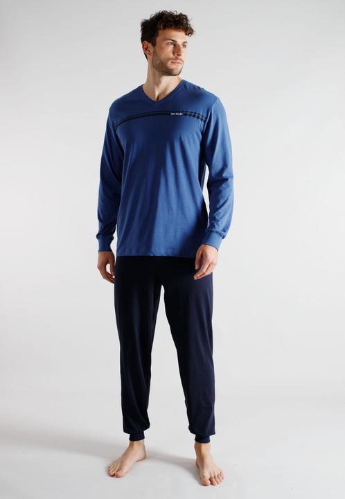 Produktbild Tom Tailor Pyjama Casual Bequem sitzend Pyjama lang V-Neck (50)