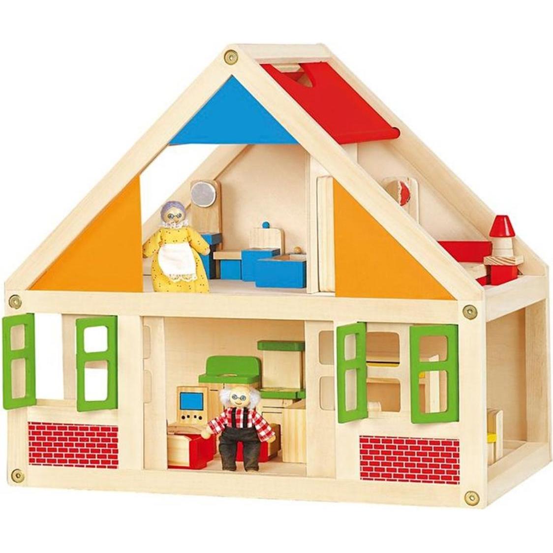 Viga Toys Puppenhaus Holz (56254)